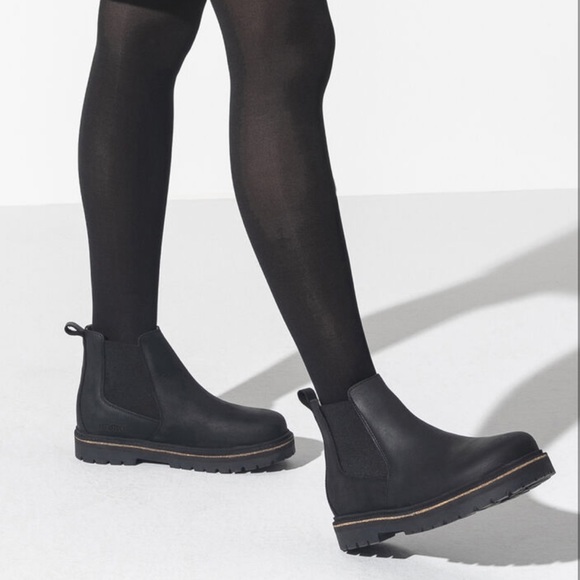 Birkenstock Shoes - Birkenstock Stalon Black Chelsea Casual Boots Leather Narrow Width. Size 39. NIB
